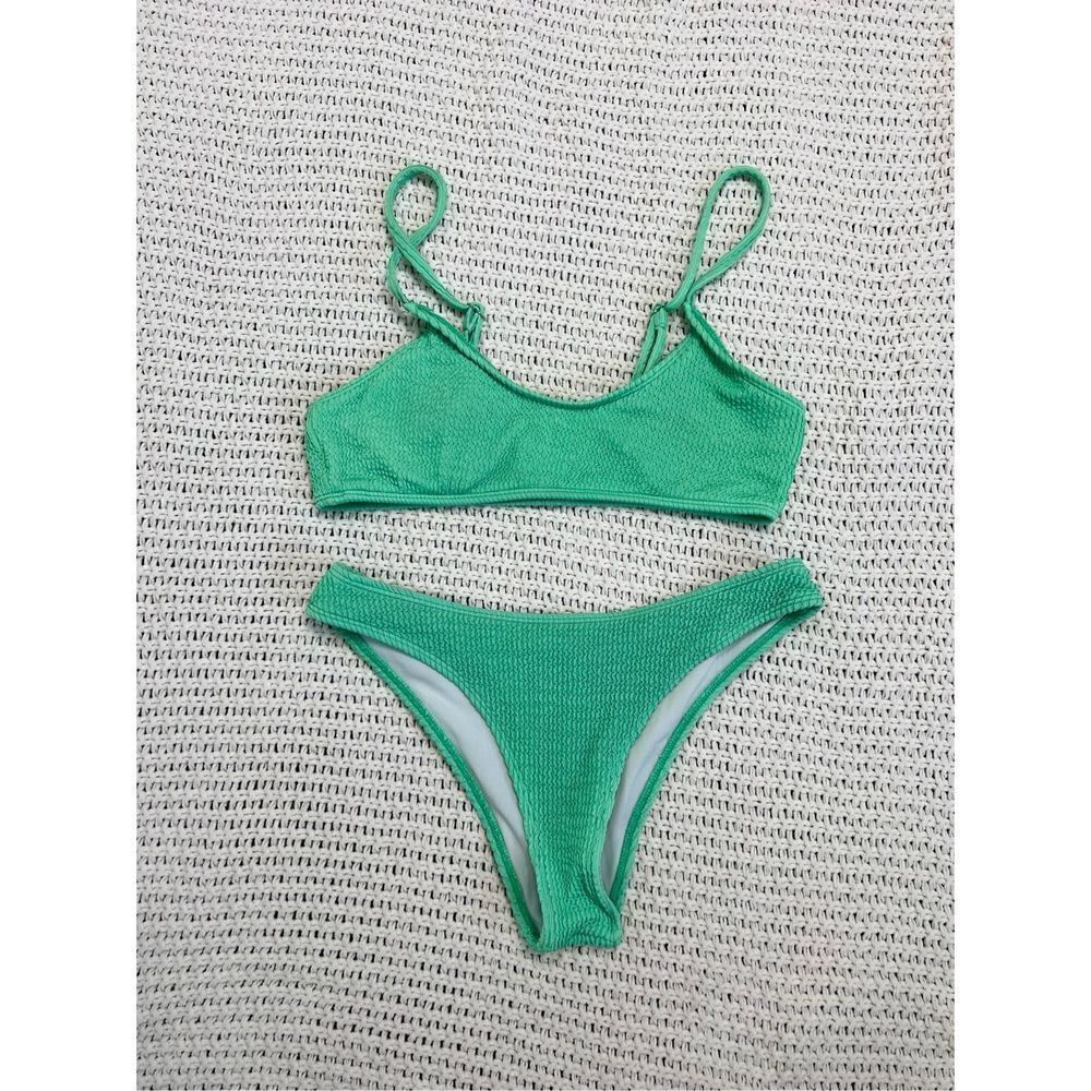 Shein green bikini womens size small